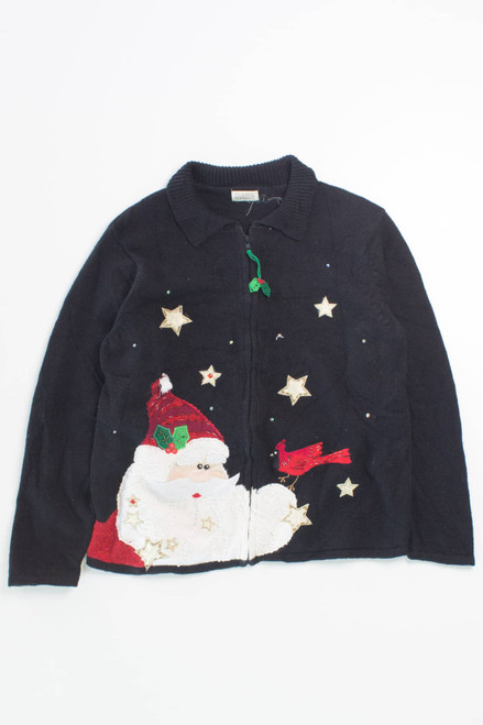 Black Ugly Christmas Cardigan 55929