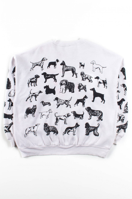 Vintage Dogs Collage Sweatshirt