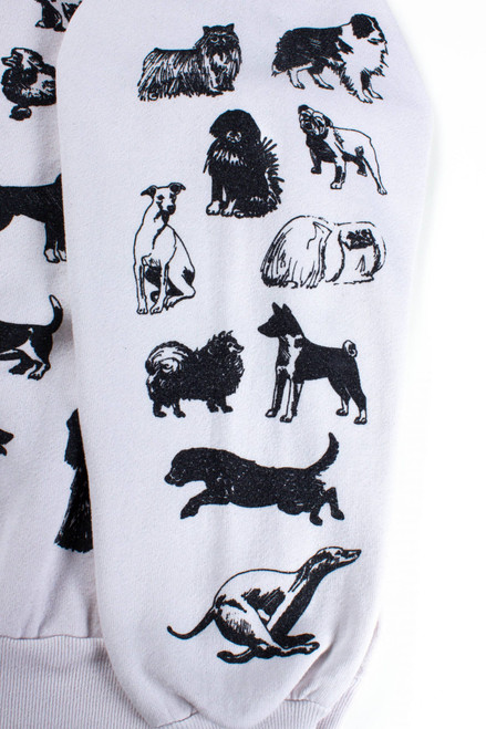 Vintage Dogs Collage Sweatshirt