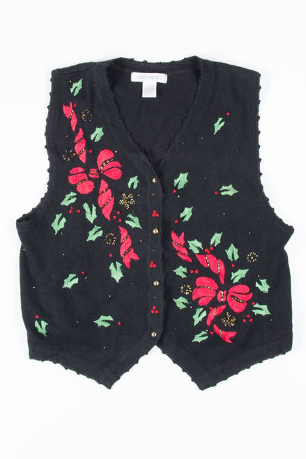 Black Ugly Christmas Vest 55376