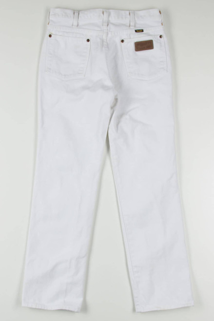 White Wrangler Denim Jeans