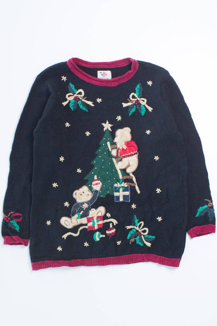 Black Ugly Christmas Pullover 55920