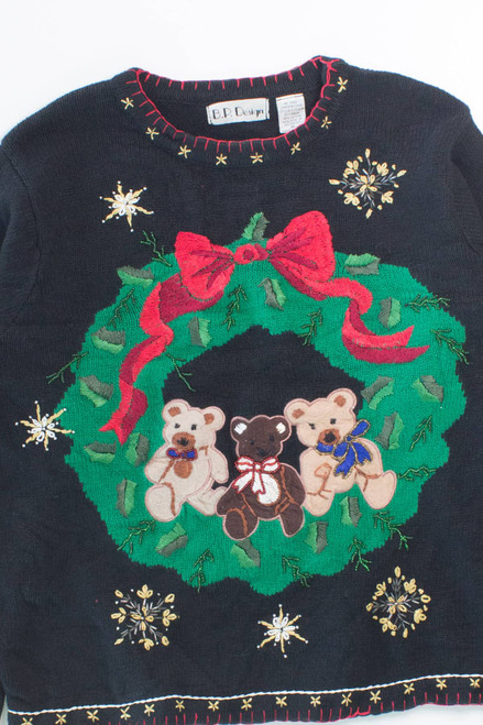 Black Ugly Christmas Pullover 55921