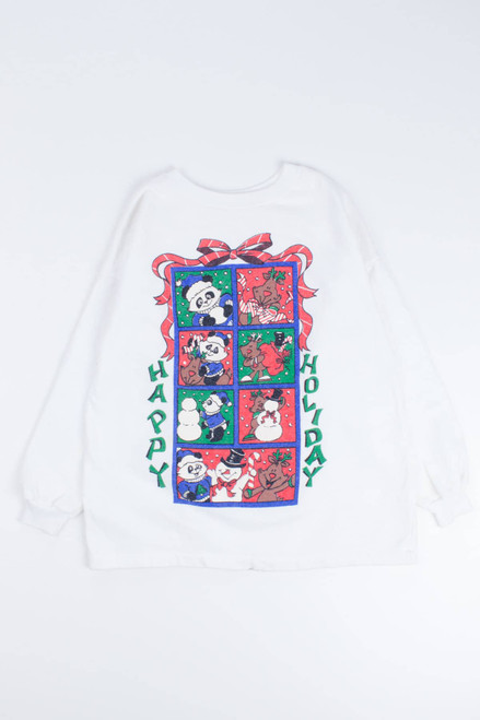 Happy Holiday Vintage Christmas Sweatshirt 55416