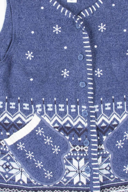 Blue Ugly Christmas Vest 55382