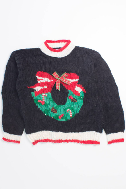 Black Ugly Christmas Pullover 58005