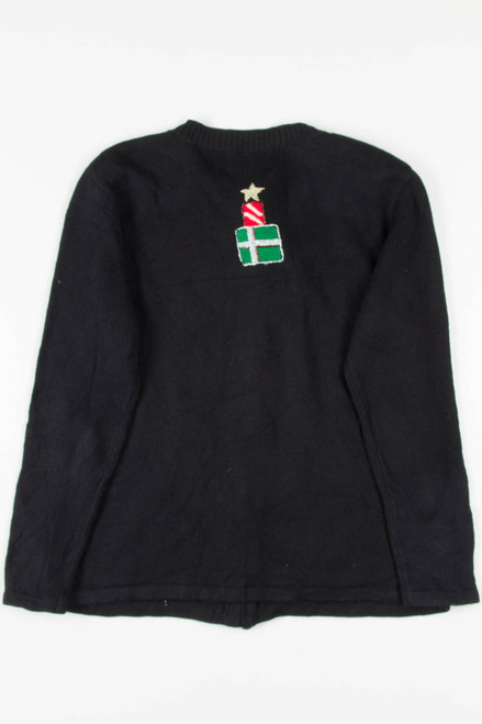 Black Ugly Christmas Cardigan 57011