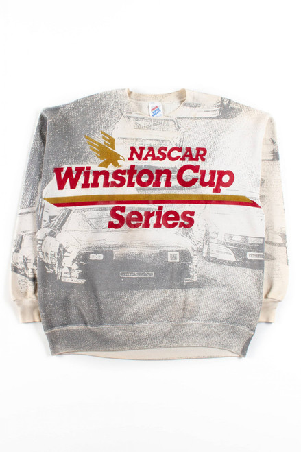 Vintage Winston Cup Allover Graphic Sweatshirt