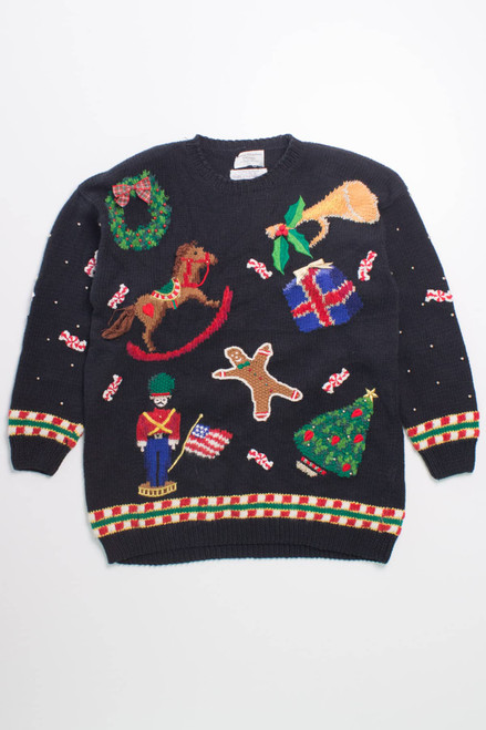 Black Ugly Christmas Sweater 58123