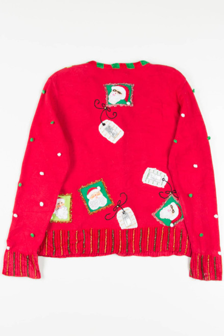 Red Santas Ugly Christmas Cardigan 57163