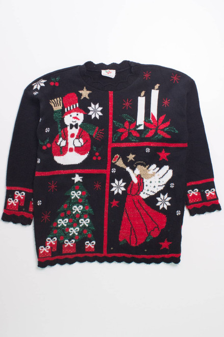 Black Ugly Christmas Sweater 58128