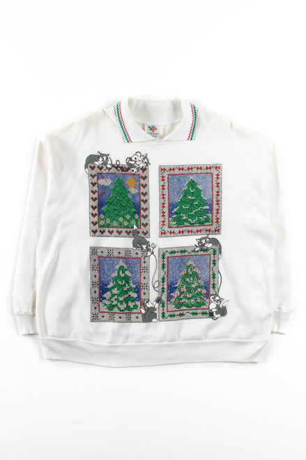 White Ugly Christmas Sweatshirt 56175