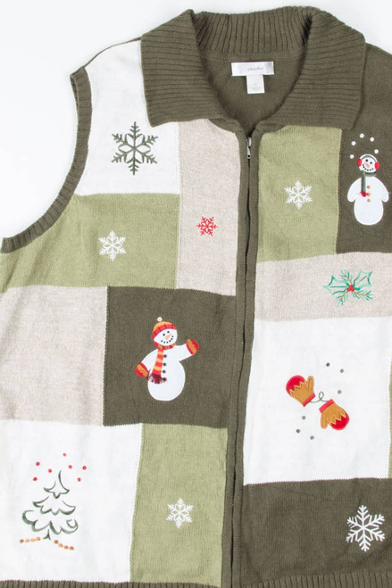 Green Ugly Christmas Vest 55397