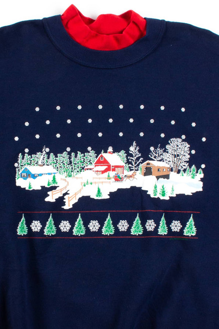 Blue Ugly Christmas Sweatshirt 56111
