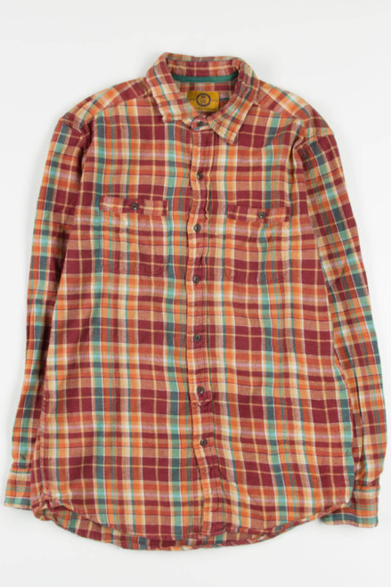 Pumpkin Flannel Shirt 4089