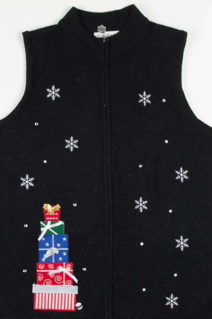 Black Ugly Christmas Vest 57263