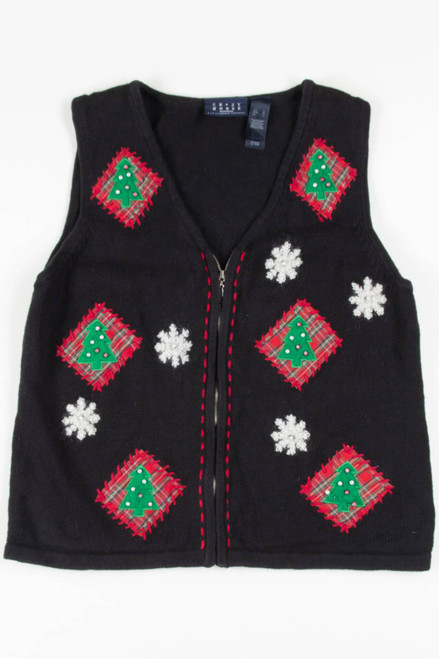 Black Ugly Christmas Vest 57431