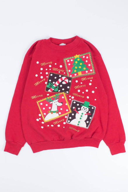 Red Ugly Christmas Sweatshirt 55422
