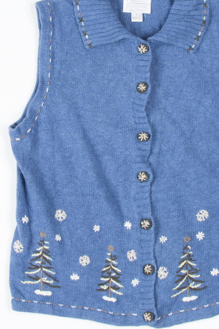 Blue Ugly Christmas Vest 55387