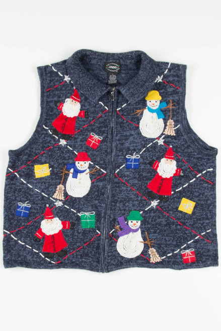 Blue Ugly Christmas Vest 57517