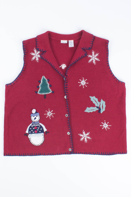 Red Ugly Christmas Vest 55470