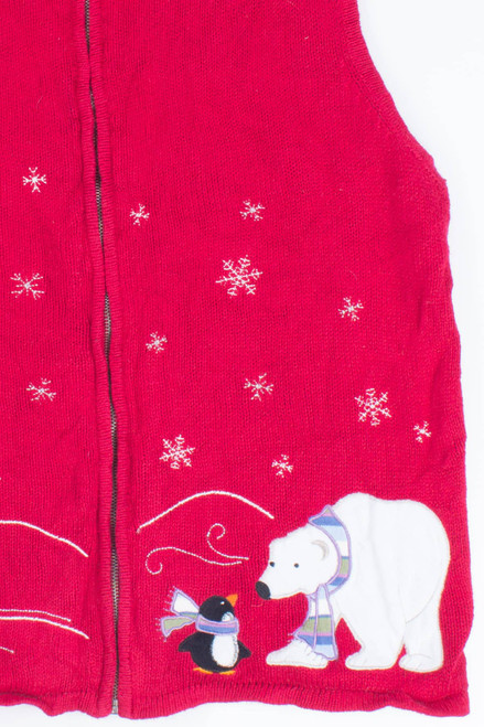 Red Ugly Christmas Vest 55472