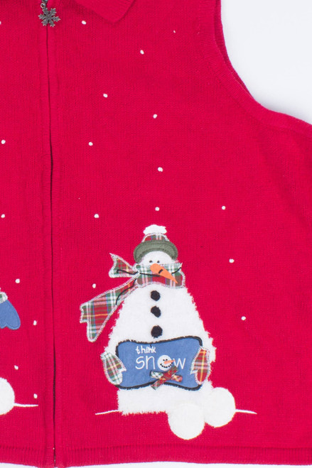 Red Ugly Christmas Vest 55477
