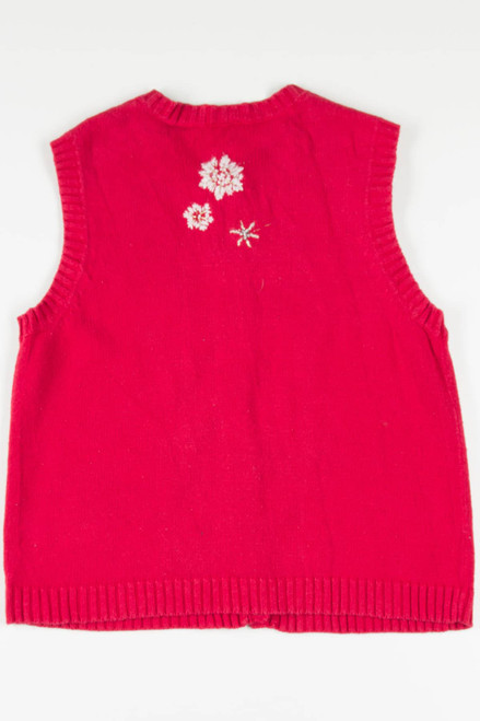 Red Snowflakes Ugly Christmas Vest 57764