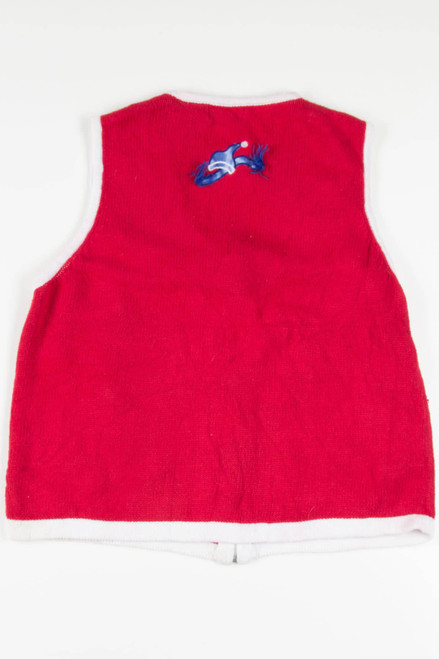 Red Snowmen Ugly Christmas Vest 57479