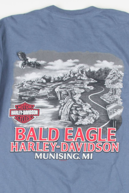 Bald Eagle Munising Harley Davidson T-Shirt