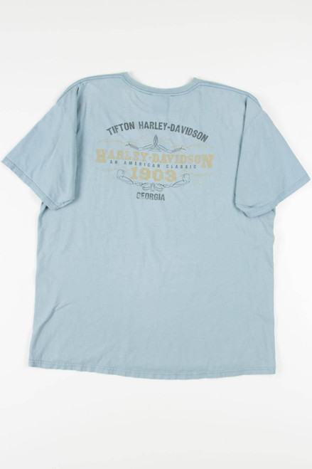 Dusty Blue Tifton Harley Davidson T-Shirt