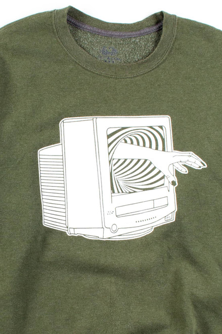 Ragstock Original Screen Print Videodrome Sweatshirt (M) 5