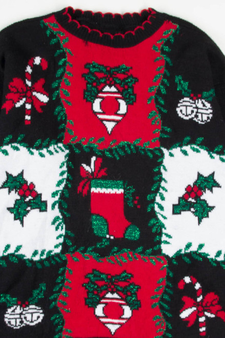 Black Ugly Christmas Pullover 57803