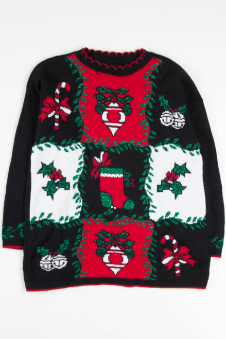 Black Ugly Christmas Pullover 57803