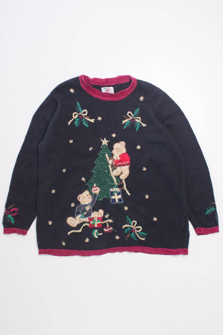 Black Ugly Christmas Pullover 58374