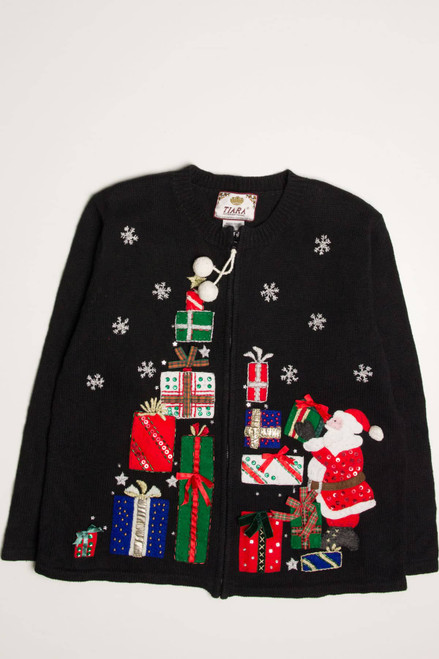 Black Ugly Christmas Cardigan 57847