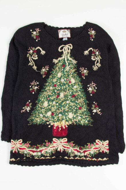 Black Tree Ugly Christmas Pullover 57813