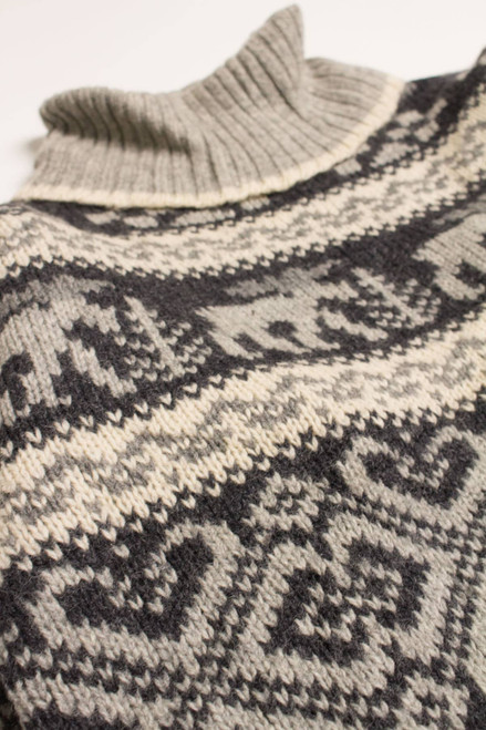 Eddie Bauer Moose Fair Isle Sweater 799