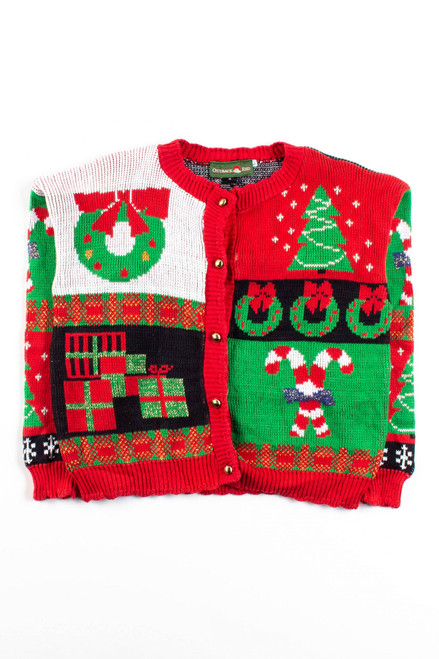 Red Ugly Christmas Cardigan 56333