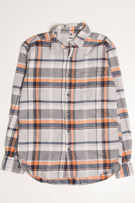Peach Uni Qlo Flannel Shirt 4148