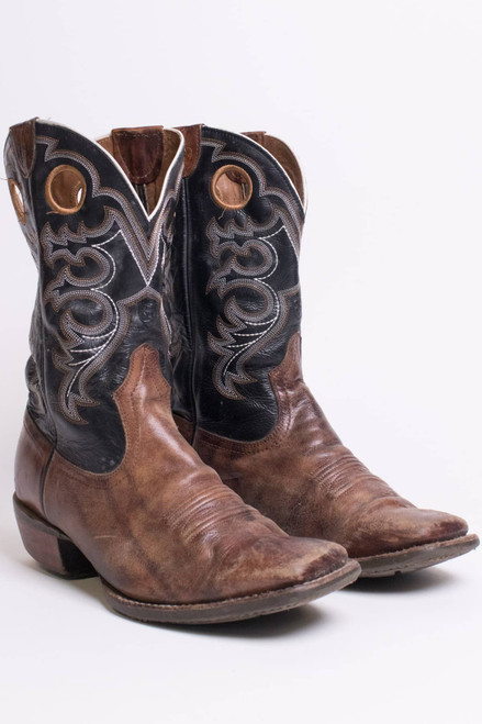 Black and Brown Ariat Cowboy Boots (12 EE)
