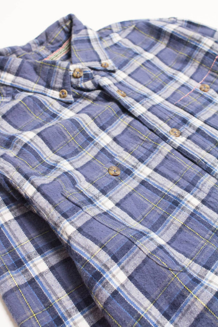 Blue Boston Traders Flannel Shirt 4244