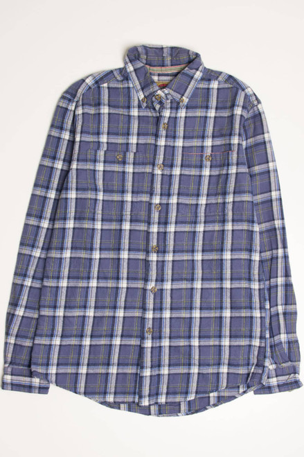 Blue Boston Traders Flannel Shirt 4244