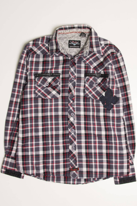 Fleur De Lis Fender Flannel Shirt 4154