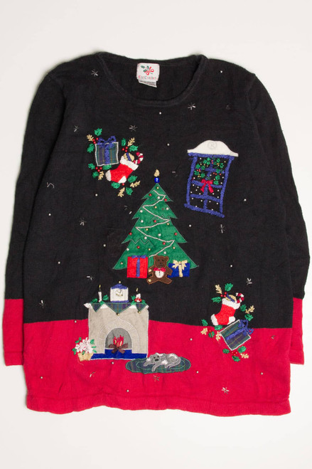 Black Ugly Christmas Pullover 57915