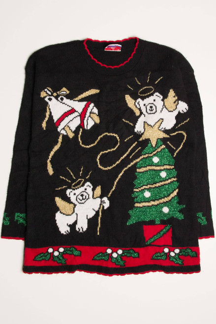 Black Ugly Christmas Pullover 57859