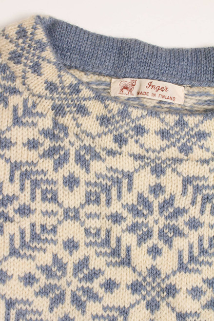 Vintage Inger Fair Isle Sweater 805