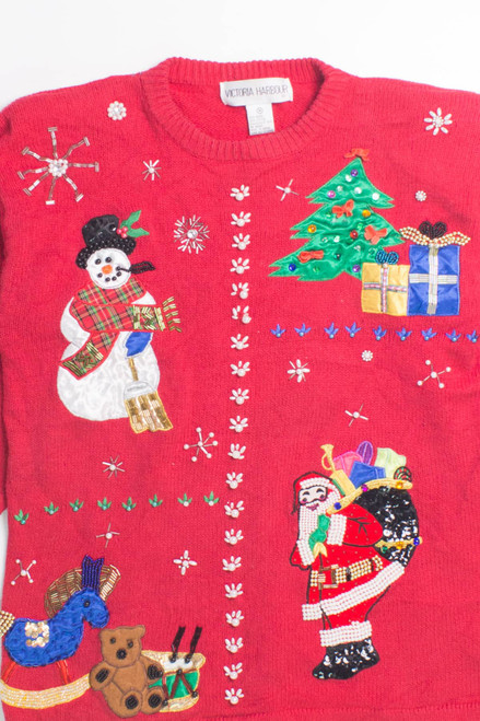 Red Ugly Christmas Pullover 58493