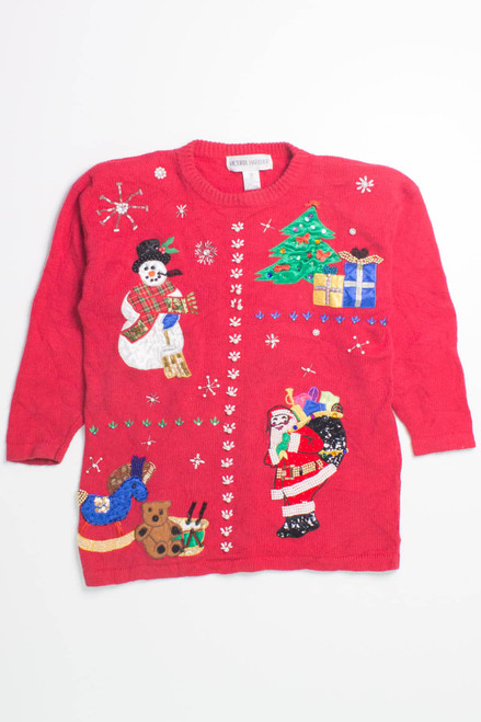 Red Ugly Christmas Pullover 58493