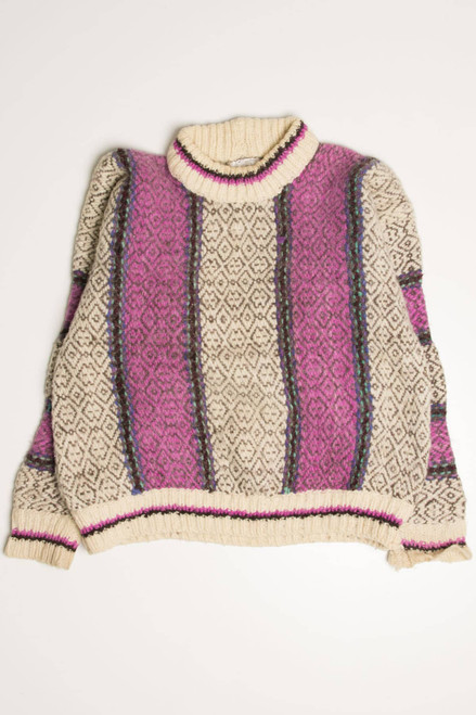 Vintage Bold Striped Sweater 808